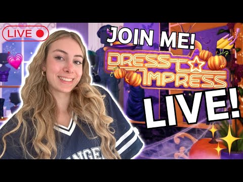 🔴 JOIN ME! PLAYING DRESS TO IMPRESS LIVE! 🎀