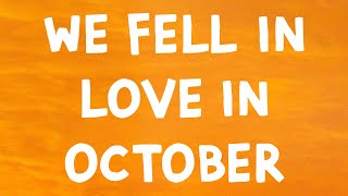 Girl In Red - We Fell In Love In October (Lyrics)