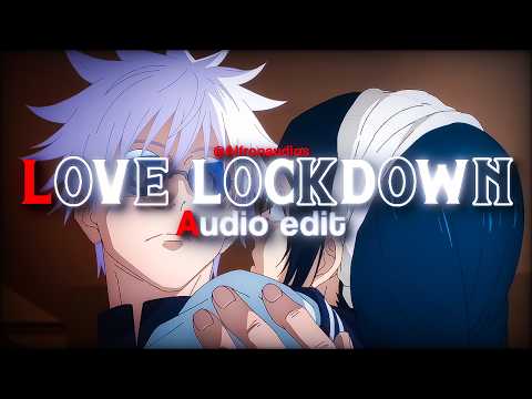 Love lockdown - Audio edit | Copyright free song | Slowed and reverb song | Alfron audios