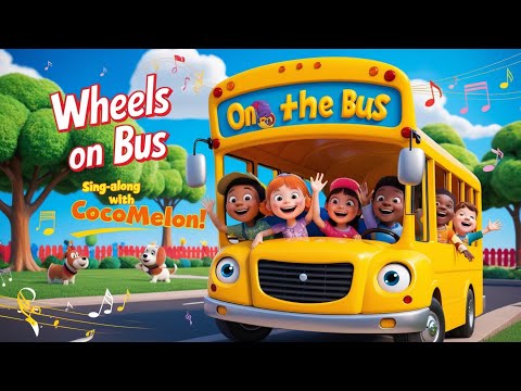 Wheels on the Bus Song | CoComelon Song | Fun Kids Rhymes | 3D Animation Pixar Style