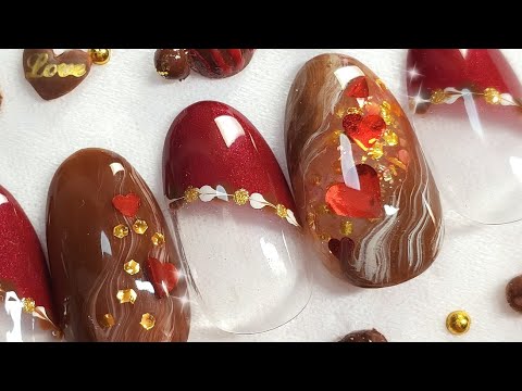 バレンタインネイル♡valentine nail art designs ♡可愛いチョコネイル