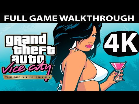 GTA Vice City Definitive Edition Full Game Walkthrough - No Commentary (PC 4K 60 FPS)