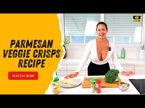 🧀 [4K] Parmesan Veggie Crisps Recipe | Easy, Healthy, and Irresistible Snack!