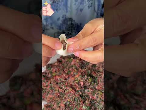 🥟饺子的快速包法#美食教程 #美食 #cookies #饺子