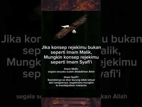 Perbedaan konsep rejeki imam Malik dan Imam Syafi'i #imammalik #imamsyafii #shorts #rejeki