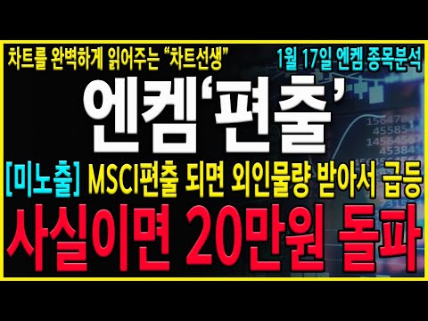 [엔켐 주가 전망] "긴급" 와...이런게 있었네요? MSCI편출되면 폭등이 나올 수 있는 이유! 결과적으로 지금은 기다리는수밖에 없습니다!#엔켐#엔켐전망#엔켐주가