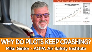 WHY DO PILOTS KEEP CRASHING? Mike Ginter: AOPA Air Safety Institute