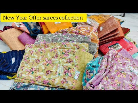 🎉New Year Offer sarees collection (20.12.2024) Verity collection ✨