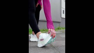 HOKA BONDI 8 Road Running Shoes Sneakers Frost Rose Gold White Women | Zalando