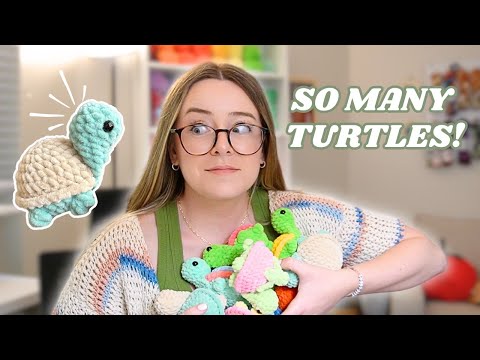 How many turtles can I crochet in 1 week?