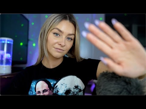 ASMR Fast & Slightly Aggressive Tapping, Focusing & Hand Sound Triggers (w/ Whispers)