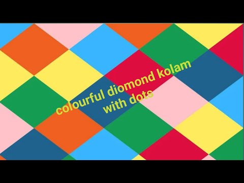 New design diomond kolam with 5*3 dots|Easy kolam|Colourful rangoli kolam|#Bala Kolams|BKR#225|