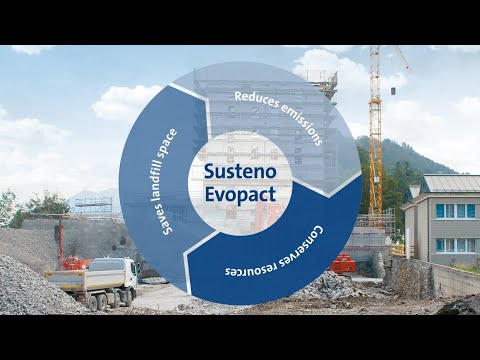 With Holcim Susteno and Evopact we close the material cycle