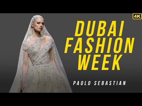 PAOLO SEBASTIAN Fashion Show | Dubai Fashion Week in 4K