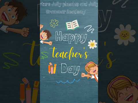 #teachersday #song #teacher #learning #school #schoollife #kids#teaching#NURTURE JOLLY PHONICS