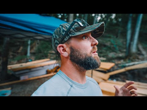 we made a mistake framing...(cabin build in the woods!)