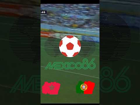 MAROCCO vs PORTUGAL/ WORLD CUP MEXICO 1986