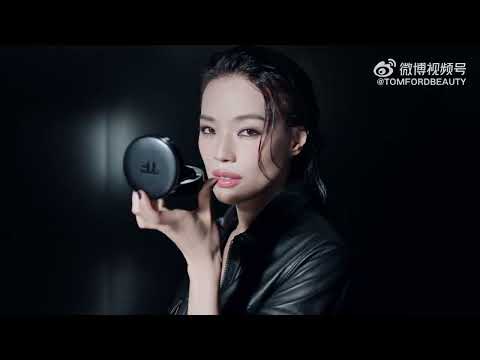 Shu Qi shows air cushion "Black Lacquer" limited edtion by Tom Ford Beauty (2024)