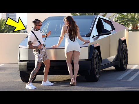 NERD DELETES GOLD DIGGER WITH TESLA CYBERTRUCK