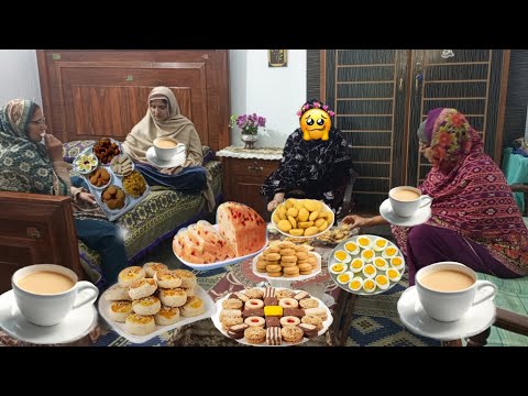 Village Life | Special Mahmano Ke Lye Banai  Special Tea Party 🫖 | Irma's family vlog