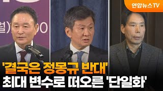 '결국은 정몽규 반대'…최대 변수로 떠오른 '단일화' / 연합뉴스TV (YonhapnewsTV)