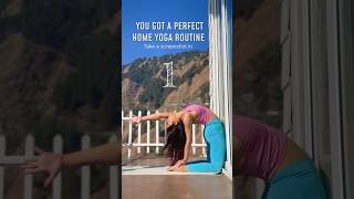 Here is a free YOGA ROUTINE for you #yogaforeverybody #yogapractice #homeyogapractice #youtubeshorts