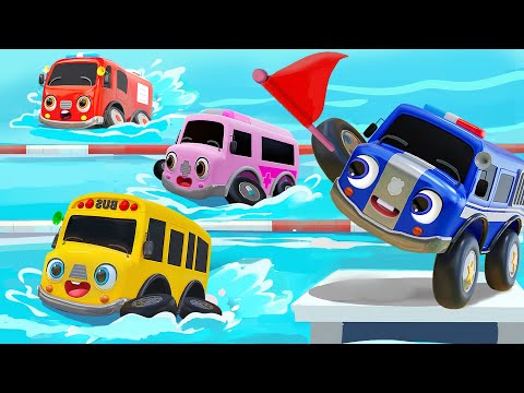 The Fish Go Swimming | Baby Car Swimming + More Nursery Rhymes & Kids Songs - Baby Car Songs TV