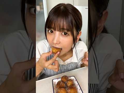 フワッ！モチッ！丸亀製麺のうどーなつを手作りしてみたい🍩#shorts