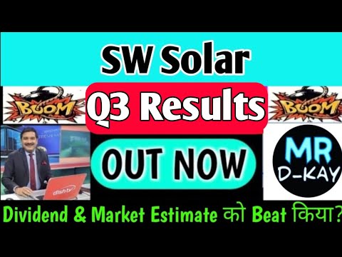 SW Solar Q3 Results 2025 | Sw Solar share latest news | sterling and Wilson Solar share, sw Solar