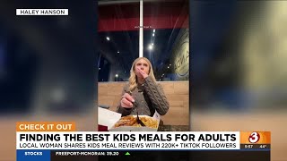 Arizona-based Tiktokker reviewing kids' meals for adults