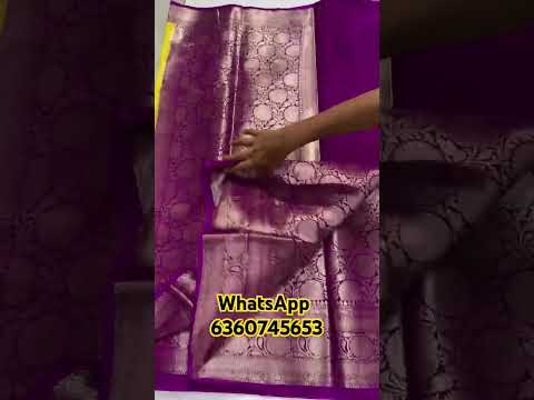 Banarsi silk sarees #saree #sarees #shorts