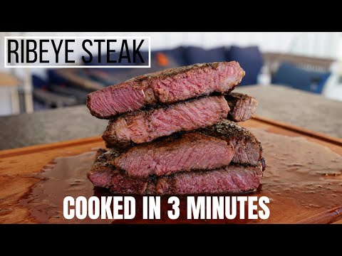 Steak Grilling Tips | Ribeye Cooked in less than 3 minutes with Cowboy Butter