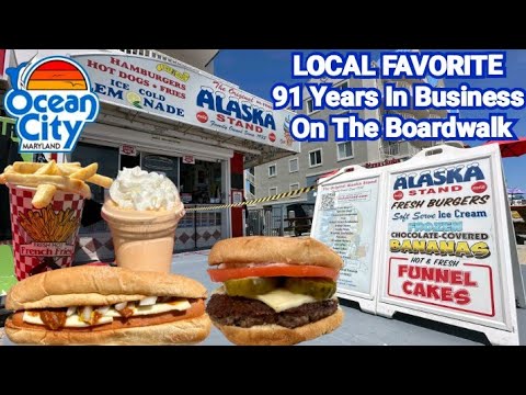 Alaska Stand Food Review / Since 1933 A Ocean City Tradition /Ocean City Maryland