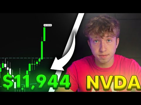 How I MADE $11,944 Trading NVDA!