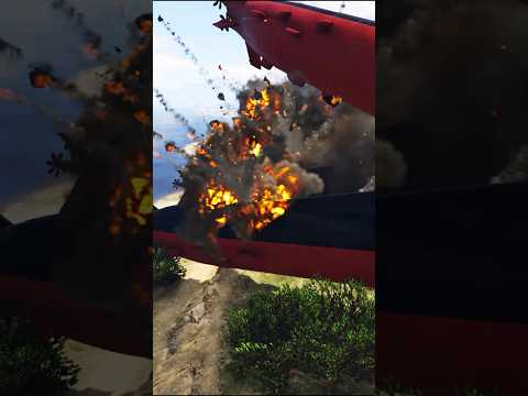 Submarine Collision With Train 🚂 #short #gaming #gta