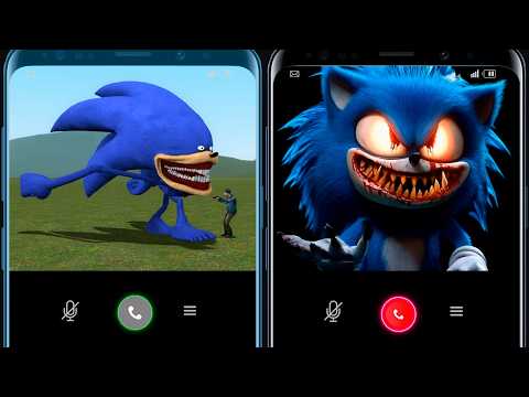 SONIC.EXE CALLED SHIN SONIC TO SCARE HIM AND WAS SHOCKED!