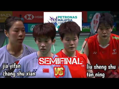 SF : zhang/jia [CHN] vs liu shengshu/tan ning [CHN] | petronas malaysia open 2025