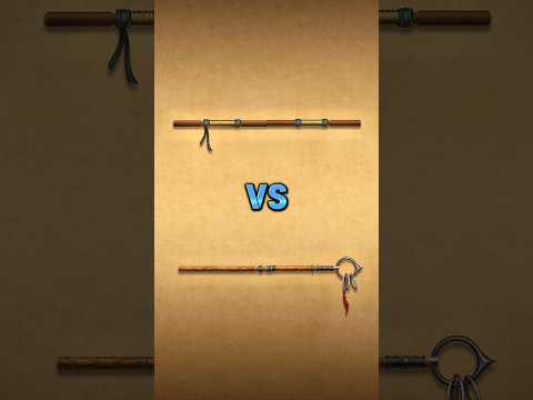 Heavy staff or Wanderer's staff? which one is the best? 🤔#shorts #shadowfight2