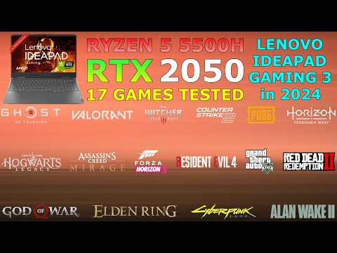 Ryzen 5 5500H RTX 2050 : Tested in 17 Games - Lenovo IdeaPad Gaming 3