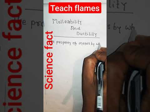 malleability and ductility #shorts #sciencefacts #cbse #metals