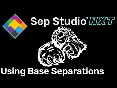 Separation Studio NXT - How to Use Base Separations