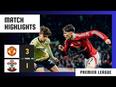 Manchester United - Southampton | 3-1 | Highlights | Premier League 2024-25 |man united southampton