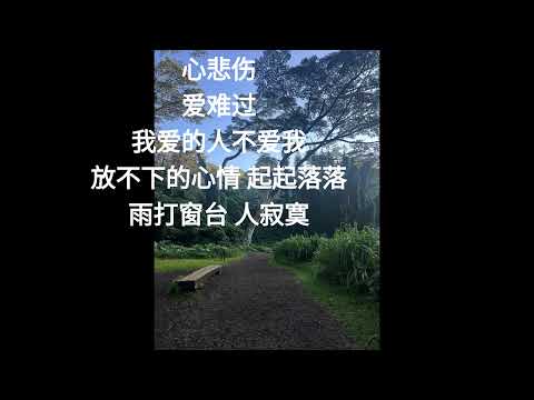 雨打窗台人寂寞