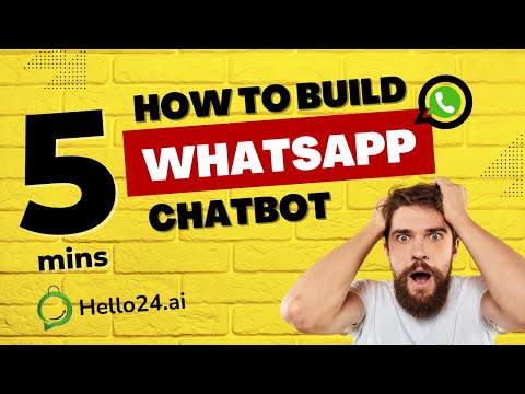 How to Build a WhatsApp Chatbot (Zero Code) #whatsappchatbot on Hello24.ai platform in 5 mins.