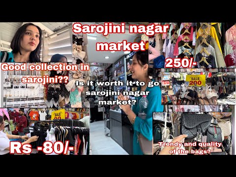 Sarojini nagar market collection 2024|summer collection in sarojini|Cheapest price| shops with no