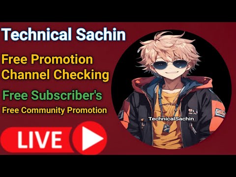 Live Channel Promotion | Get Free Subscriber's | You Tube Tips | #Livechannelpromotion #live 1Jan 2