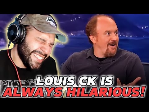 LOUIS CK ON CONAN IS ALWAYS GOLD! Louis C.K. - Best Moments In Conan | Reaction