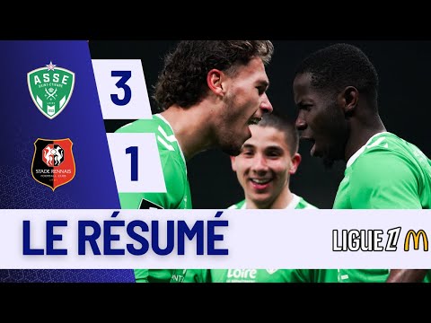 Saint-Étienne - Stade de Reims | 3:1 | Highlights | Ligue 1 2024-25 | saint etienne reims