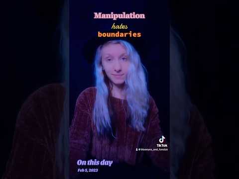 ✨Manipulation hates boundaries✨