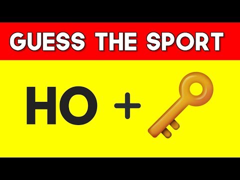 Can You Guess The Sport From The Emojis? | Emoji  Puzzle